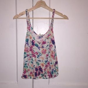 Floral tank top